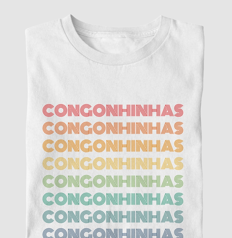 Congonhinhas Letreiro Retrô