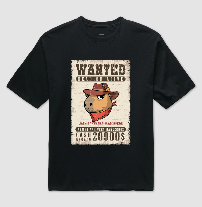 Camiseta Wanted Capivara