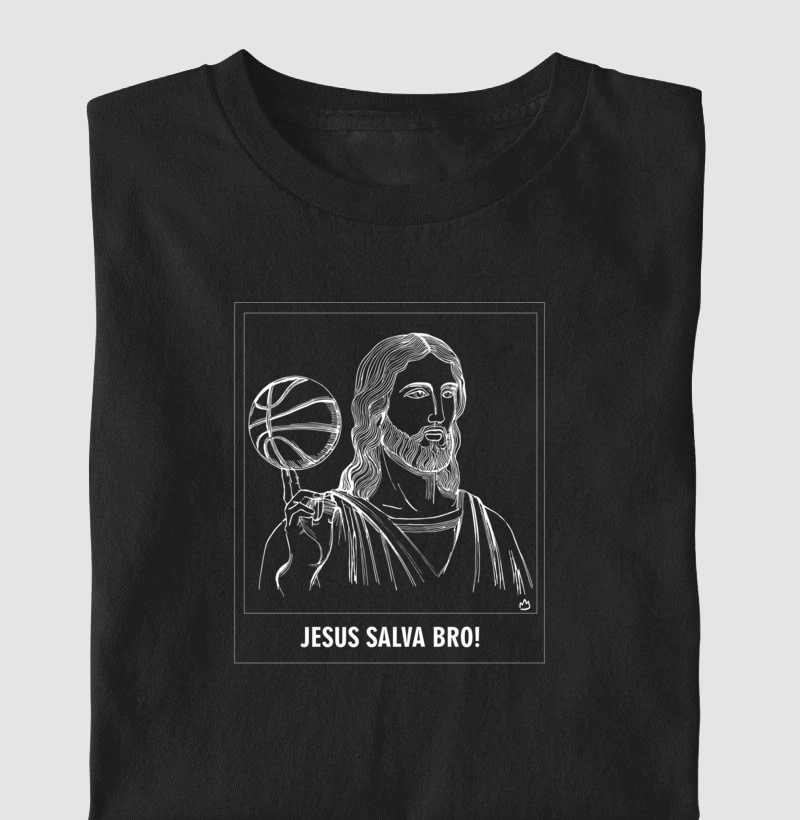 CAMISETA JESUS SALVA BRO!