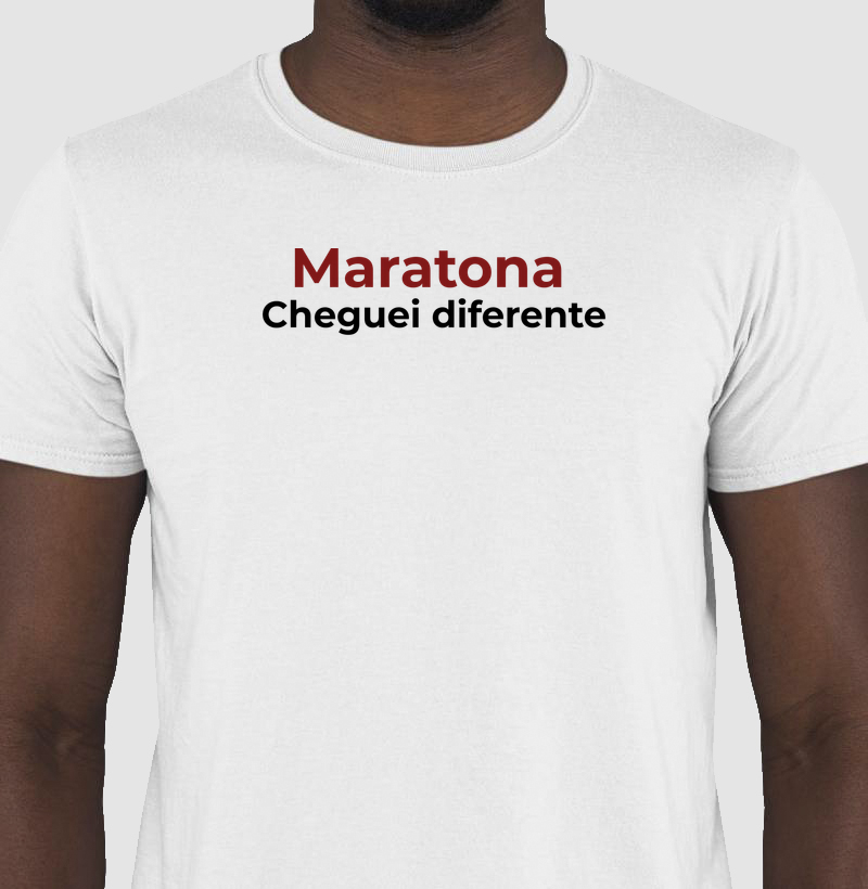 Maratona - Cheguei diferente