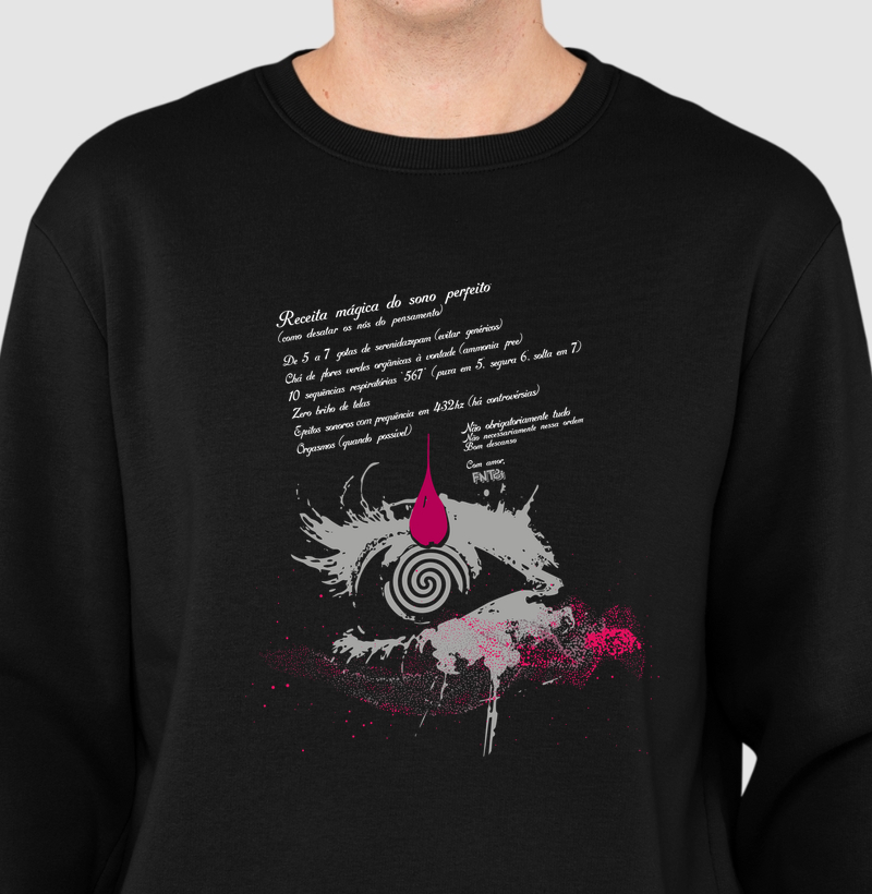 MOLETOM SUÉTER SLIM "SONO" / RECEITA MÁGICA 