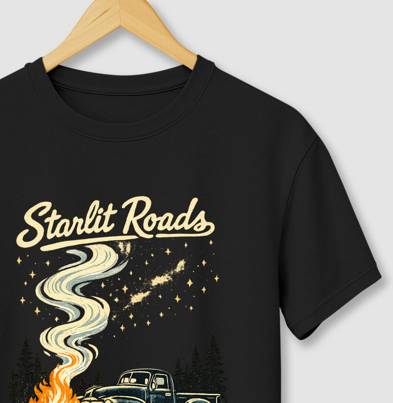 Camiseta Starlit Roads