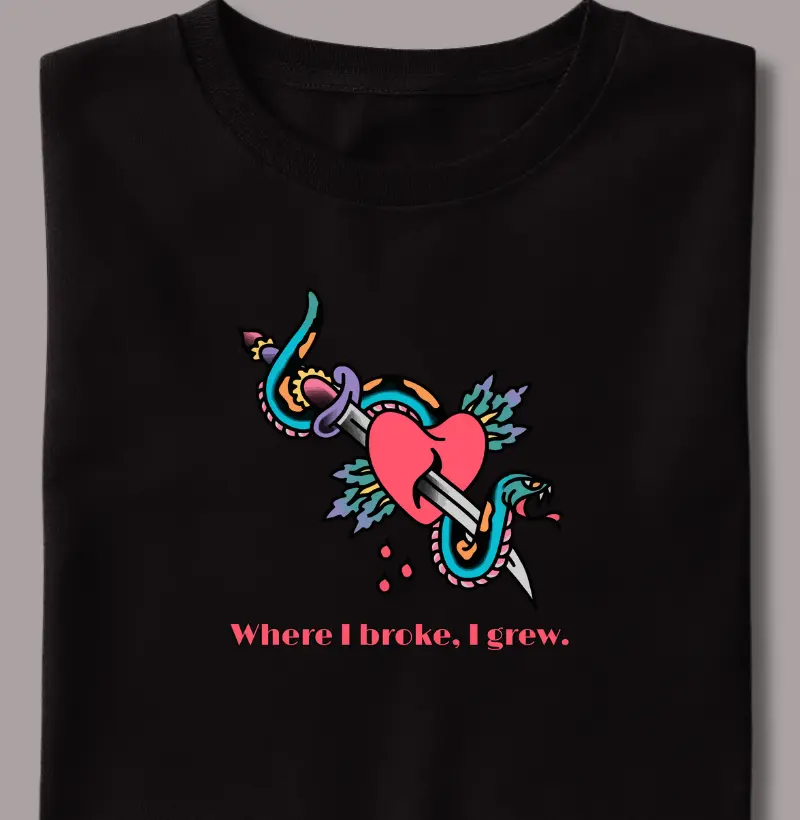 Where I Broke I Grew