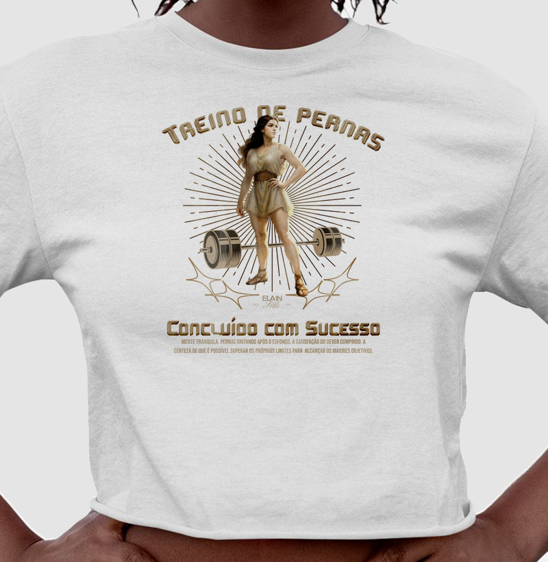 Treino de pernas concluído com sucesso