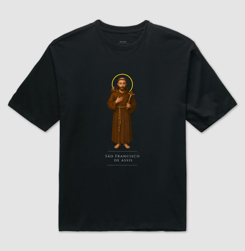 Camiseta Católica — São Francisco de Assis