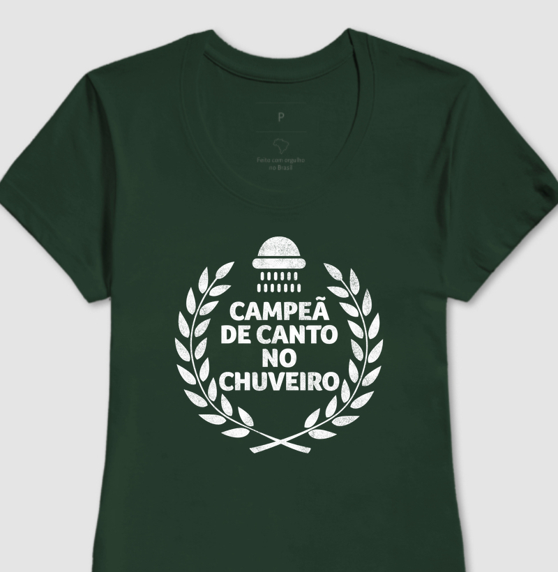 Campeã de Canto no Chuveiro