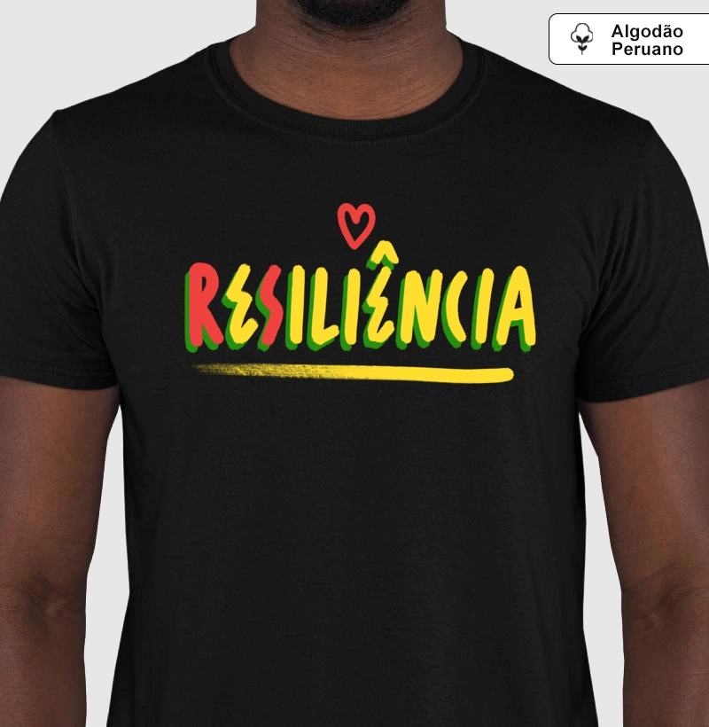 CAMISETA RESILIÊNCIA - POR FELIPE GUGA