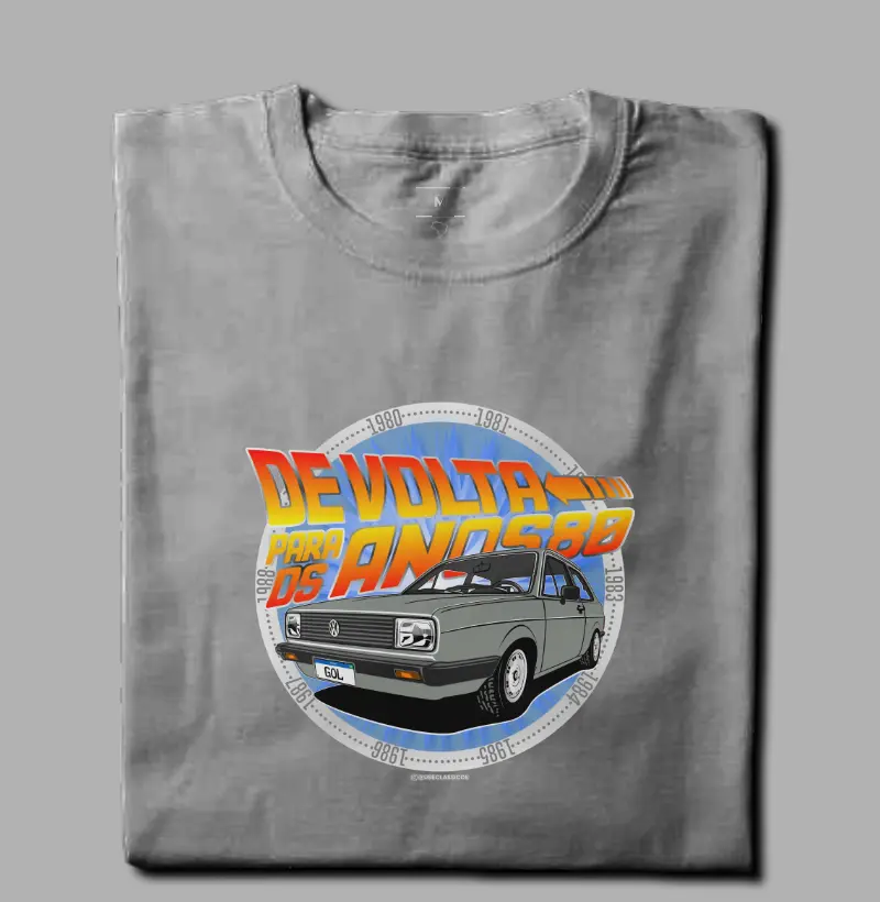 De volta para os anos 80 - Gol BX Cinza