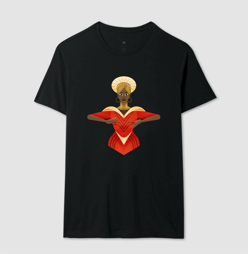 Camiseta Original Afrofuturista Mulher Maravilha