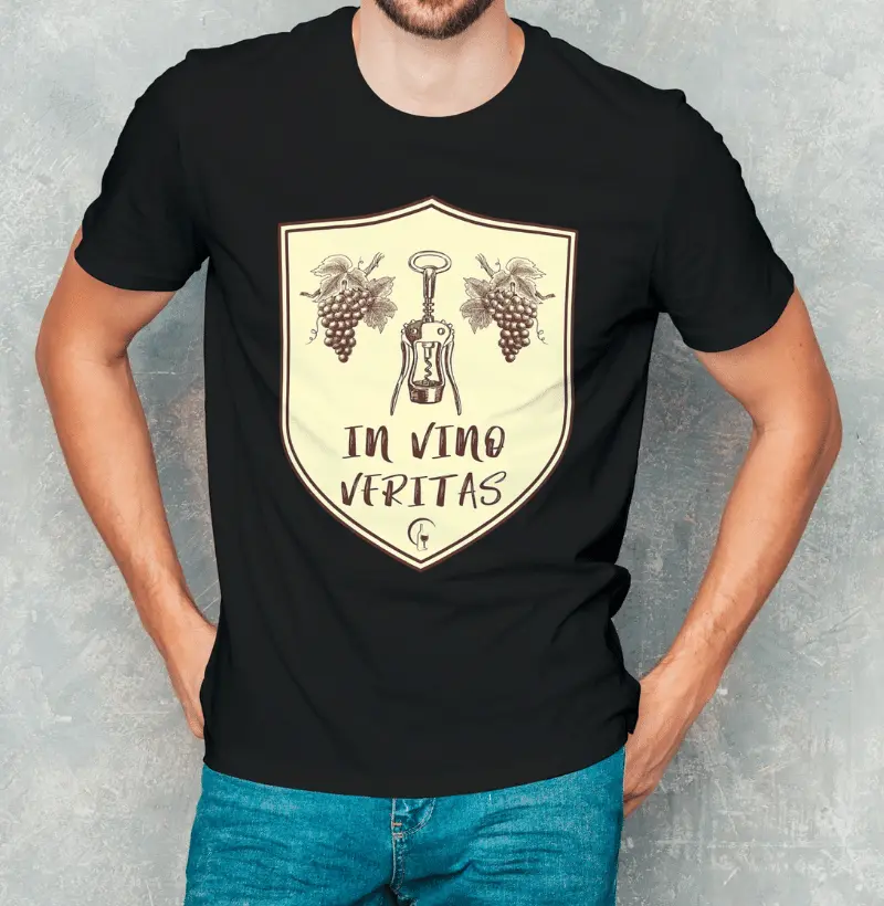 Camiseta Masculina In Vino Veritas