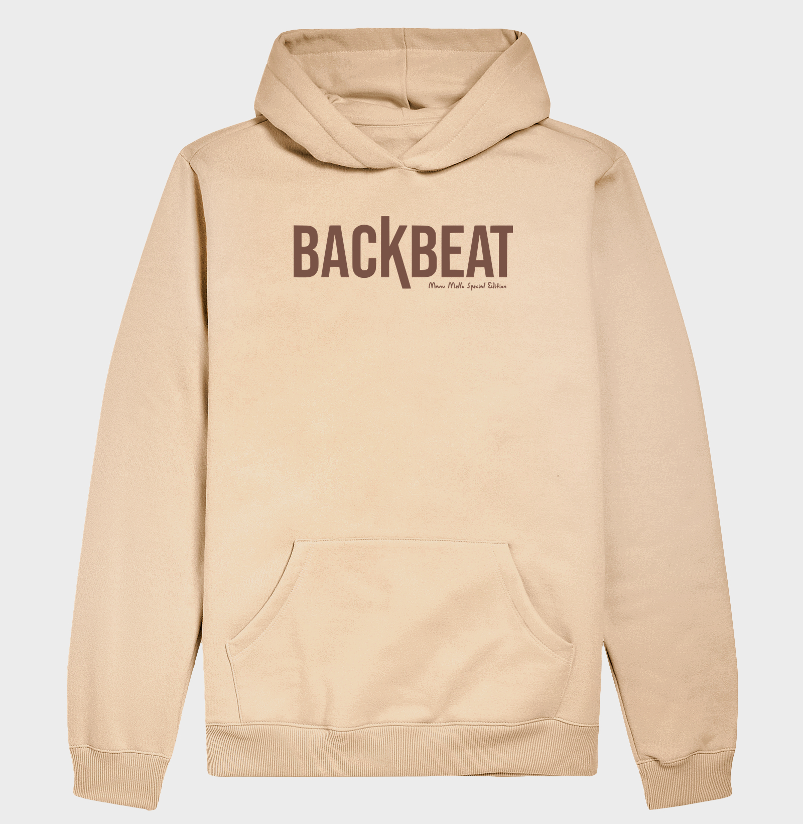 Moletom Hoodie Backbeat Manu Mello Special Edition - Bege