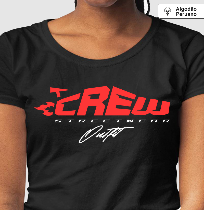Camiseta Algodão Peruano - Crew Motor