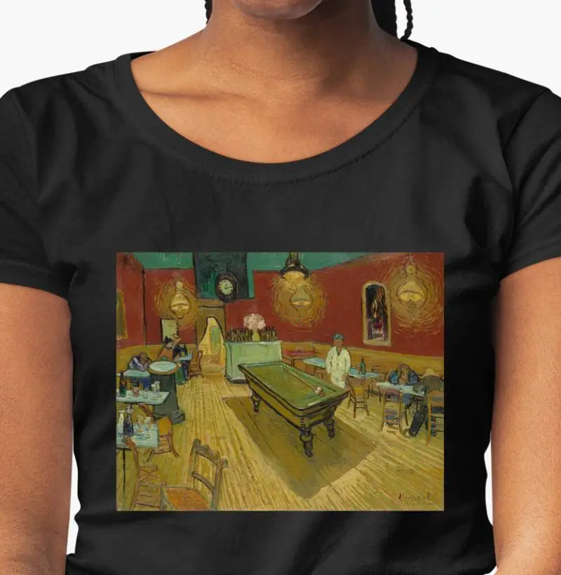 Camiseta de arte - Le café de nuit