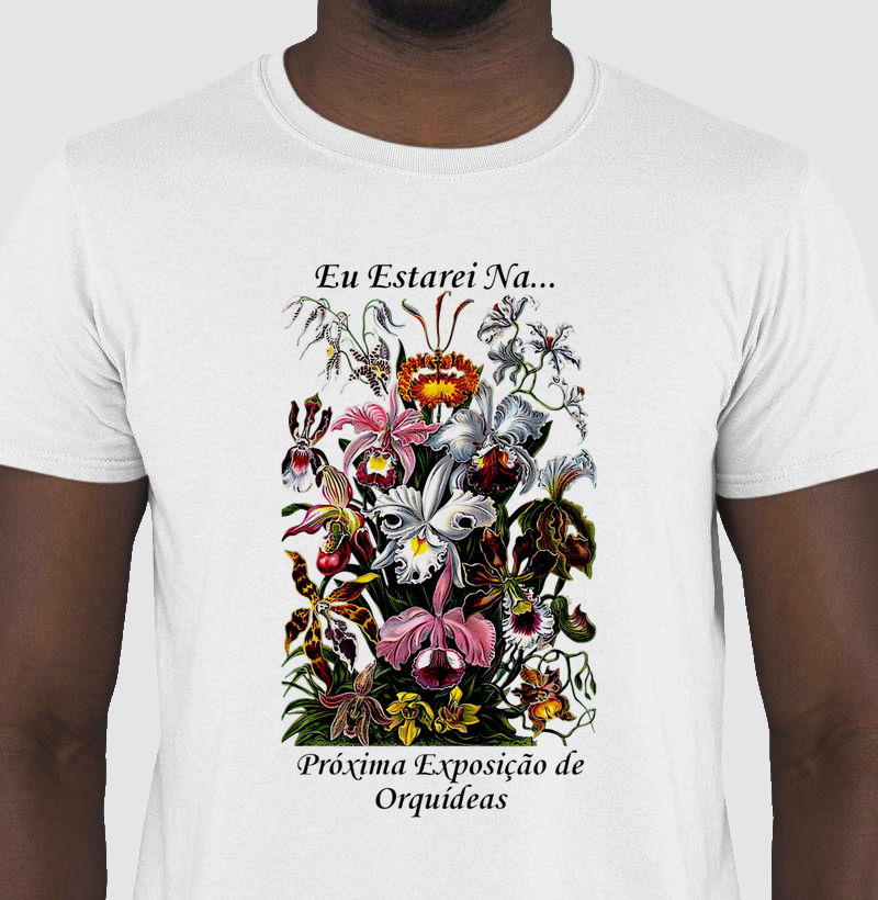 Camiseta Exposição de Orquideas