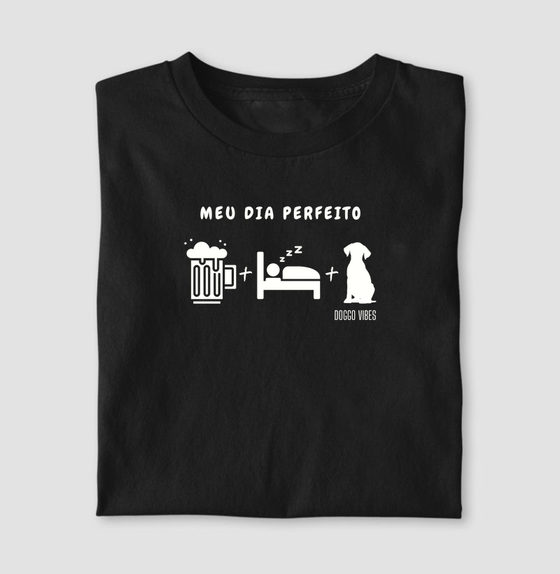 Meu dia perfeito: cerveja + descanso + cachorro
