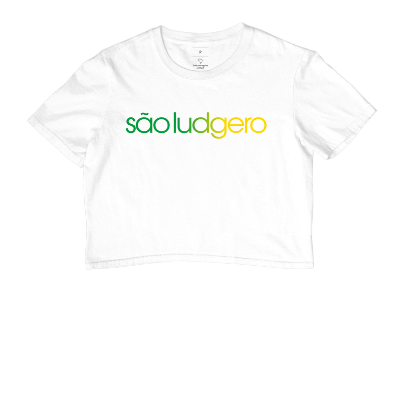 Cropped São Ludgero Cores da Bandeira