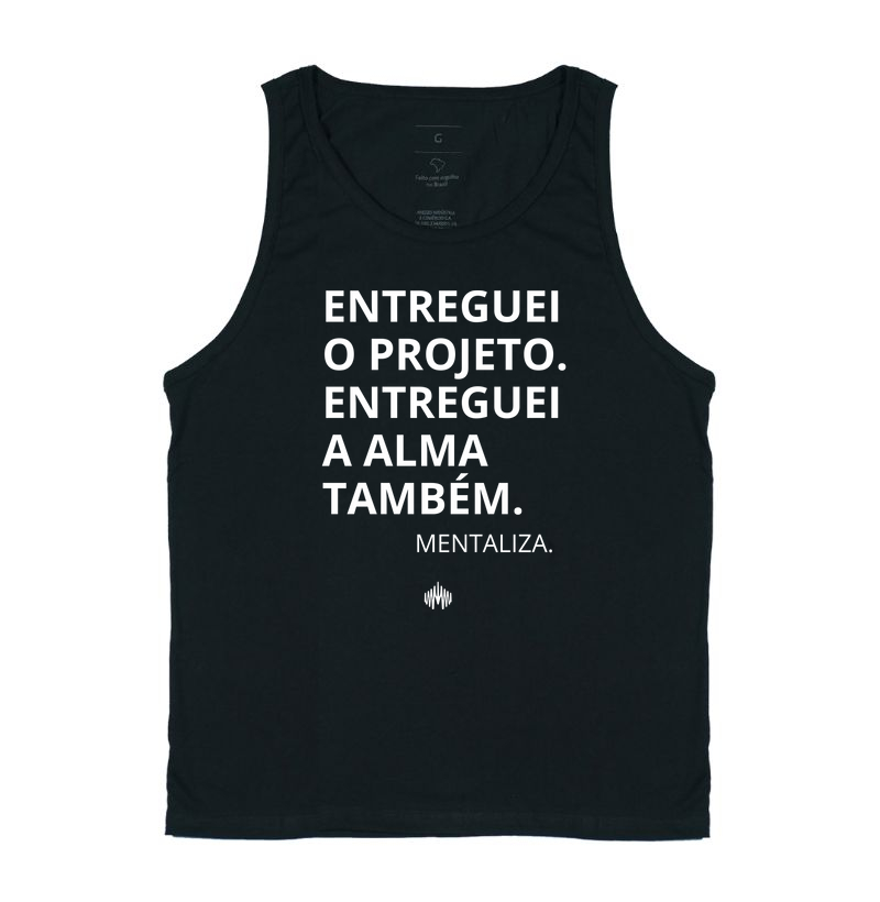 Entreguei o projeto. Entreguei a alma também.