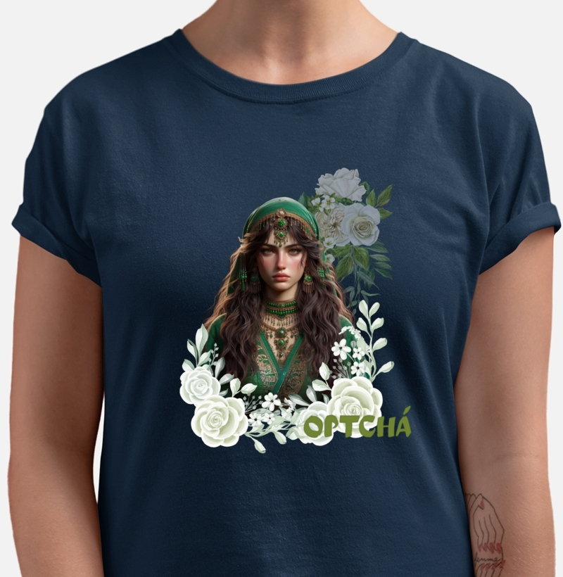 camiseta 100% Algodão - Cigana Esmeralda