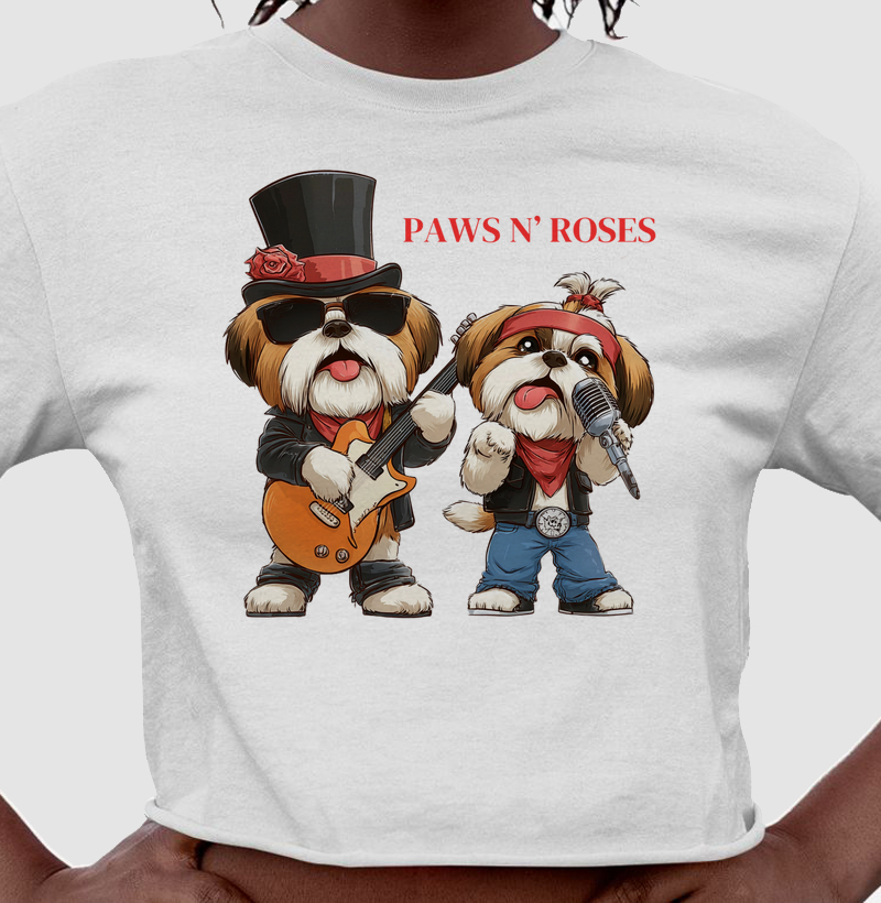 Croppes Paws N' Roses