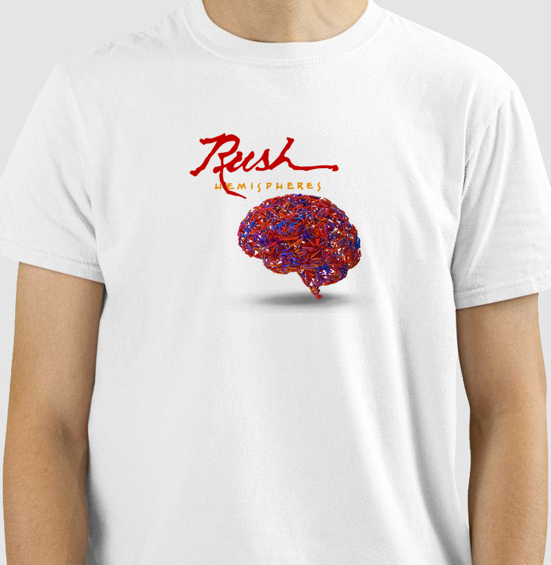 CAMISETA COM ESTAMPA RUSH HEMISPHERES