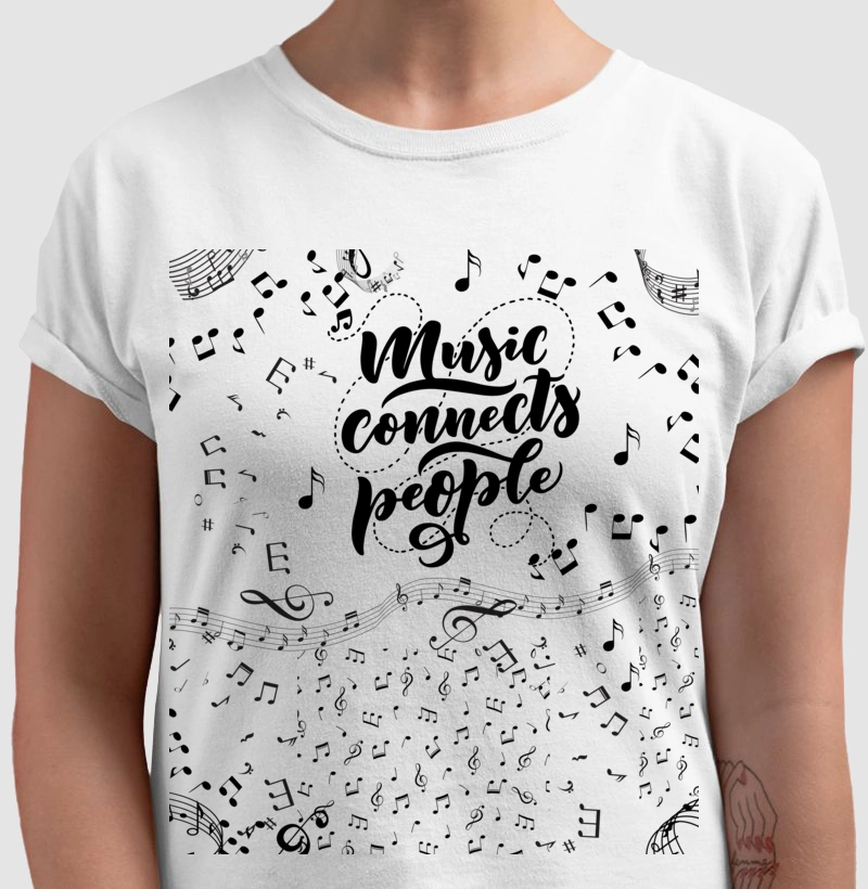 Camiseta Music connect