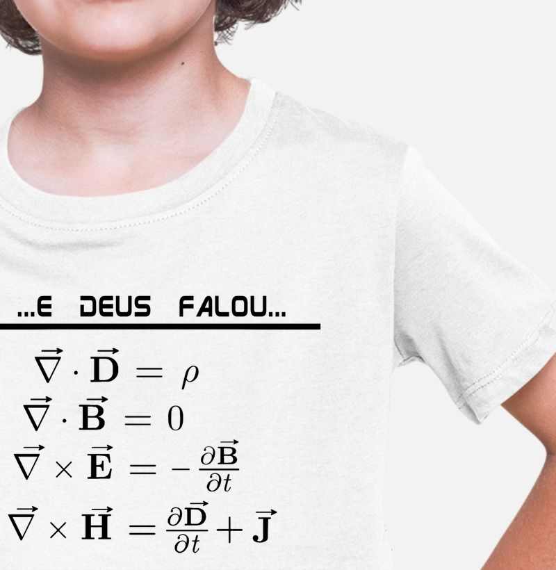 E DEUS Falou - Camiseta Infantil