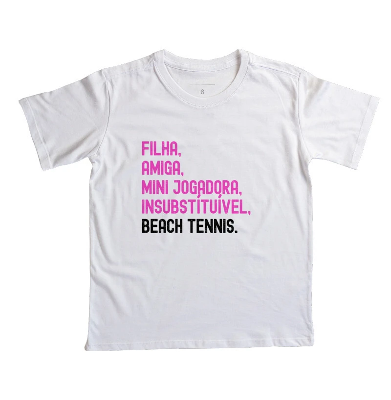 Camiseta Infantil Filha Amiga Insubstituível