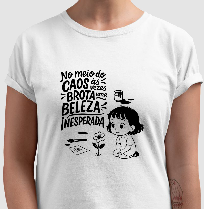 Camiseta Caos Criativo