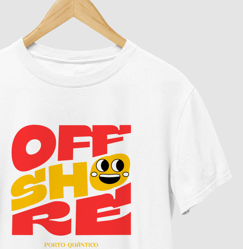 Camiseta Unissex 100% Algodão - Offshore Smile 