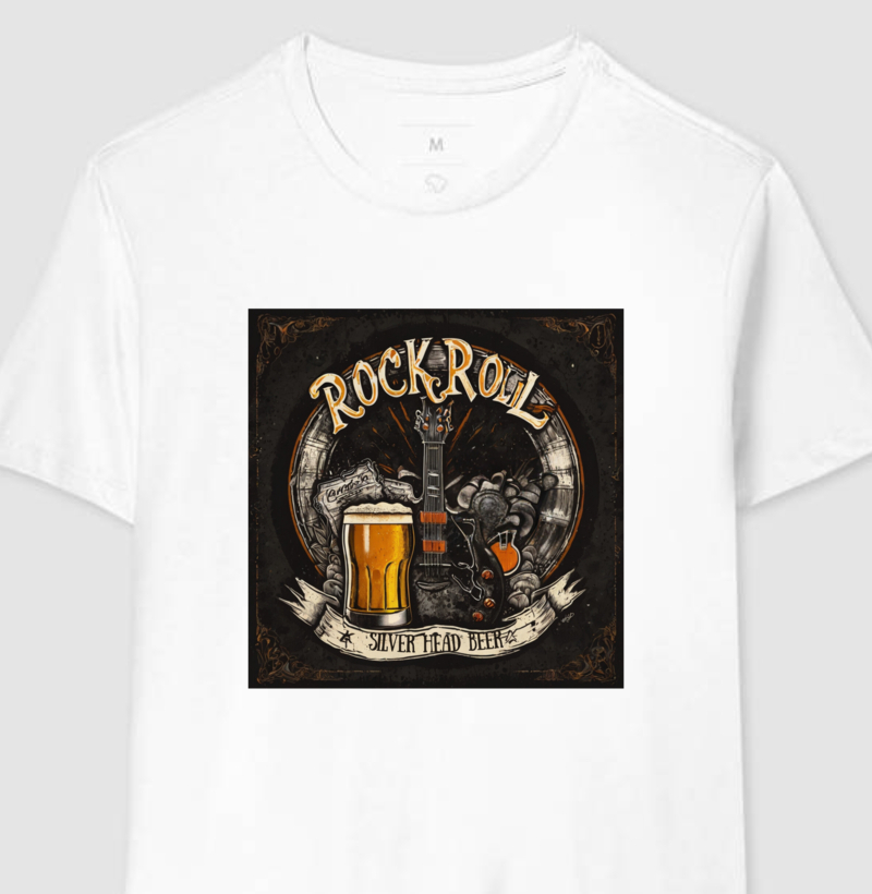 Camiseta Craft Beer Rock Roll
