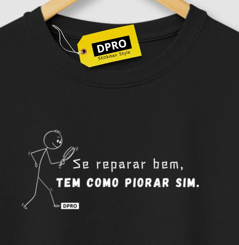 Se reparar bem, tem como piorar sim.