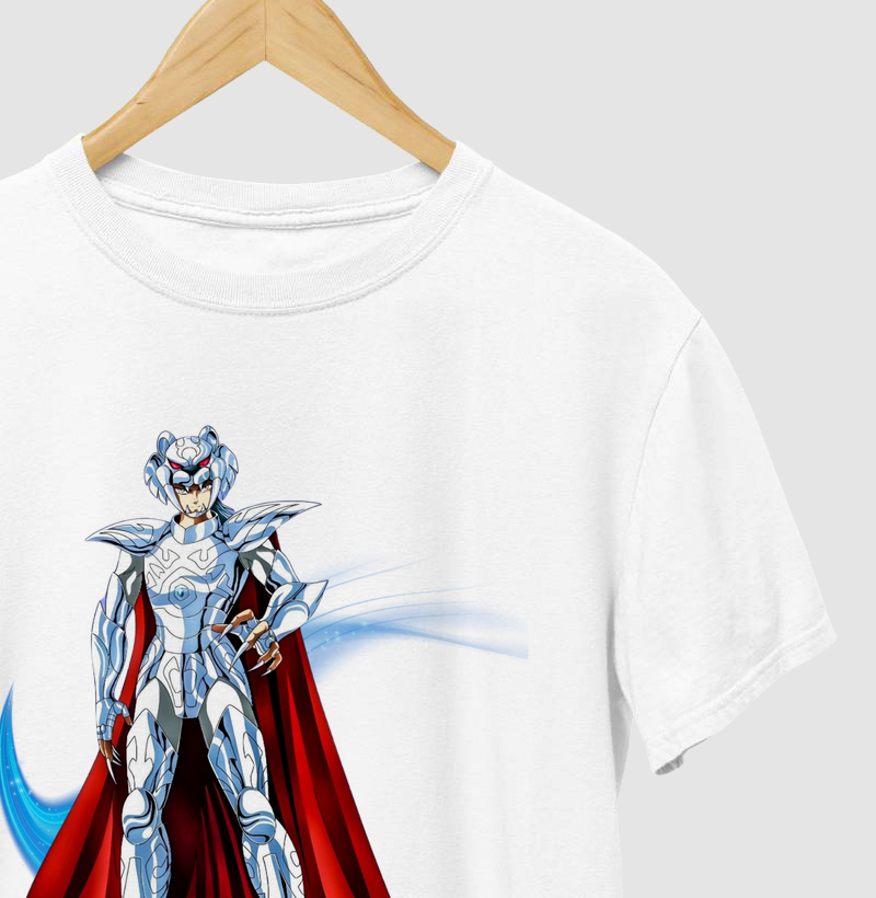 Camiseta Geek Bado de Alcor - Cavaleiro de Asgard - Cavaleiros do Zodíaco