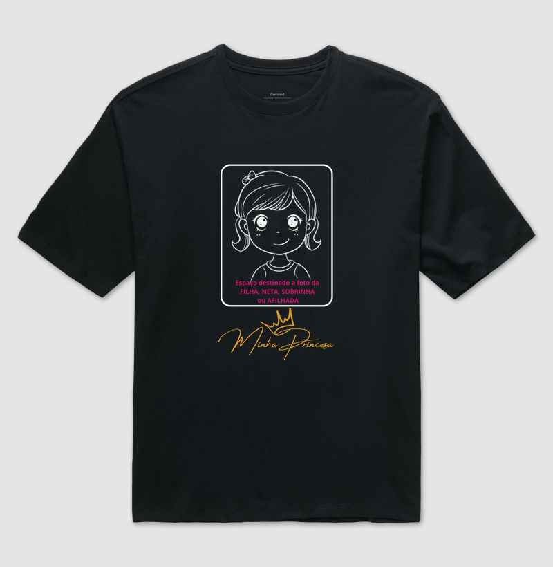 Camiseta Personalizada Minha Princesa