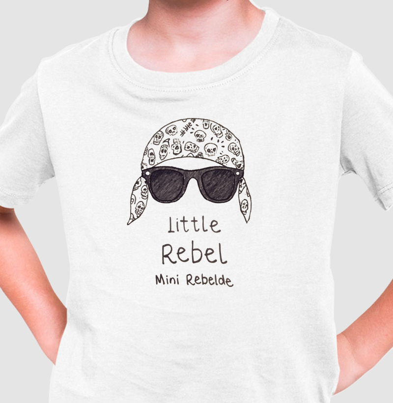 Camiseta Infantil: Mini Rebelde