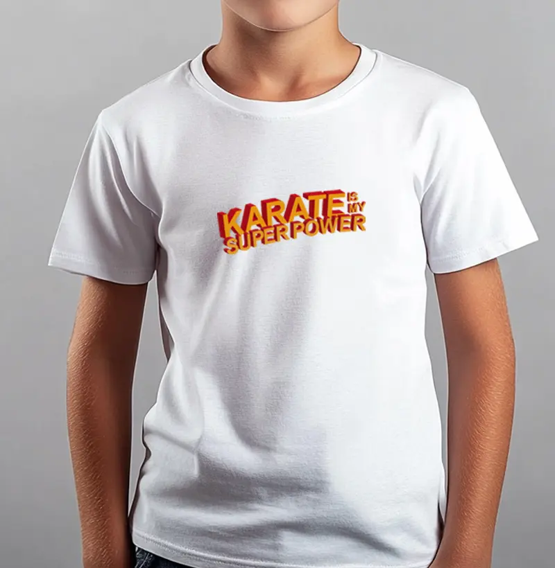 Karate is my Super Power - Nome Logo