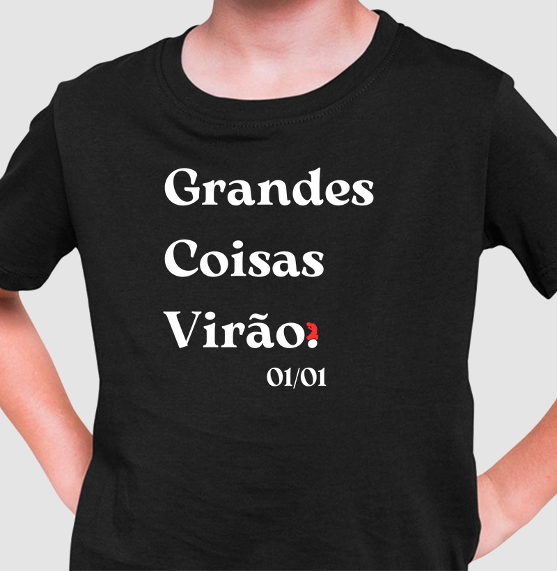 Grandes Coisas Virão. (letra branca)
