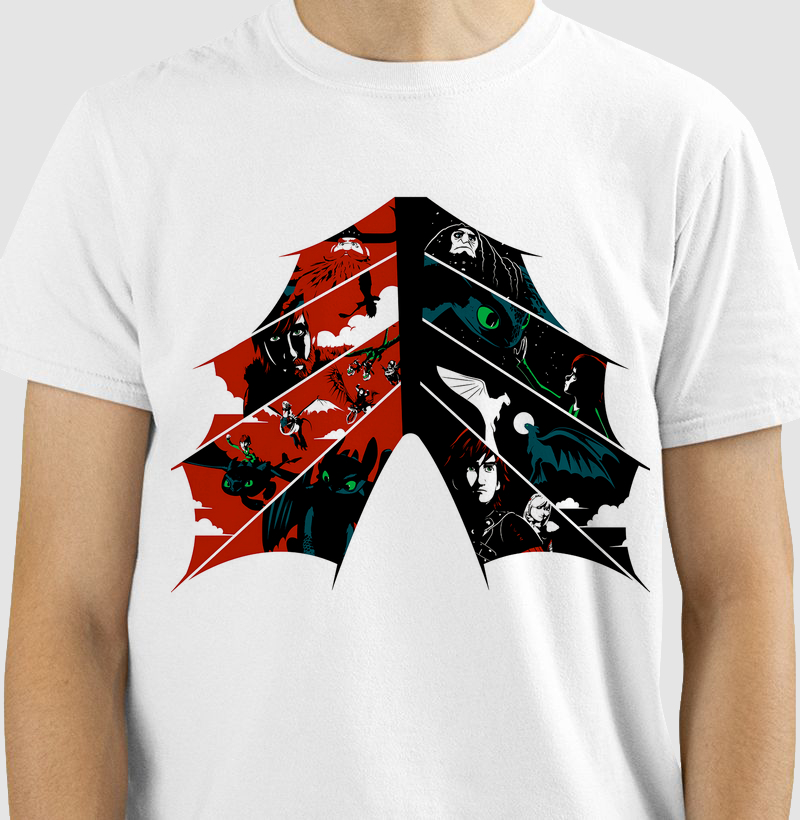 Camiseta Como Treinar o Seu Dragão