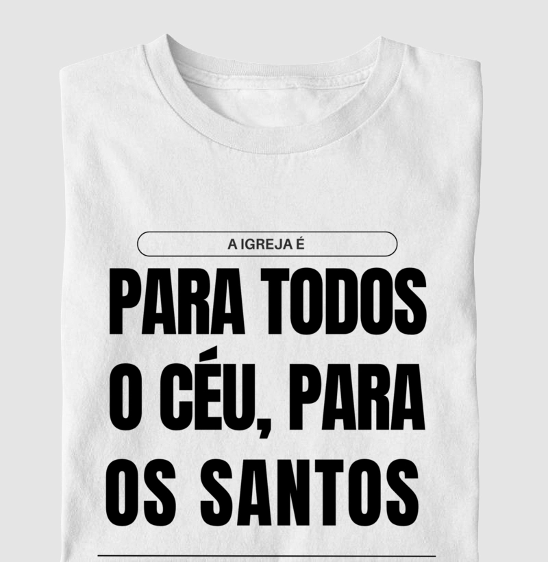 Camisa - Céu para os SANTOS