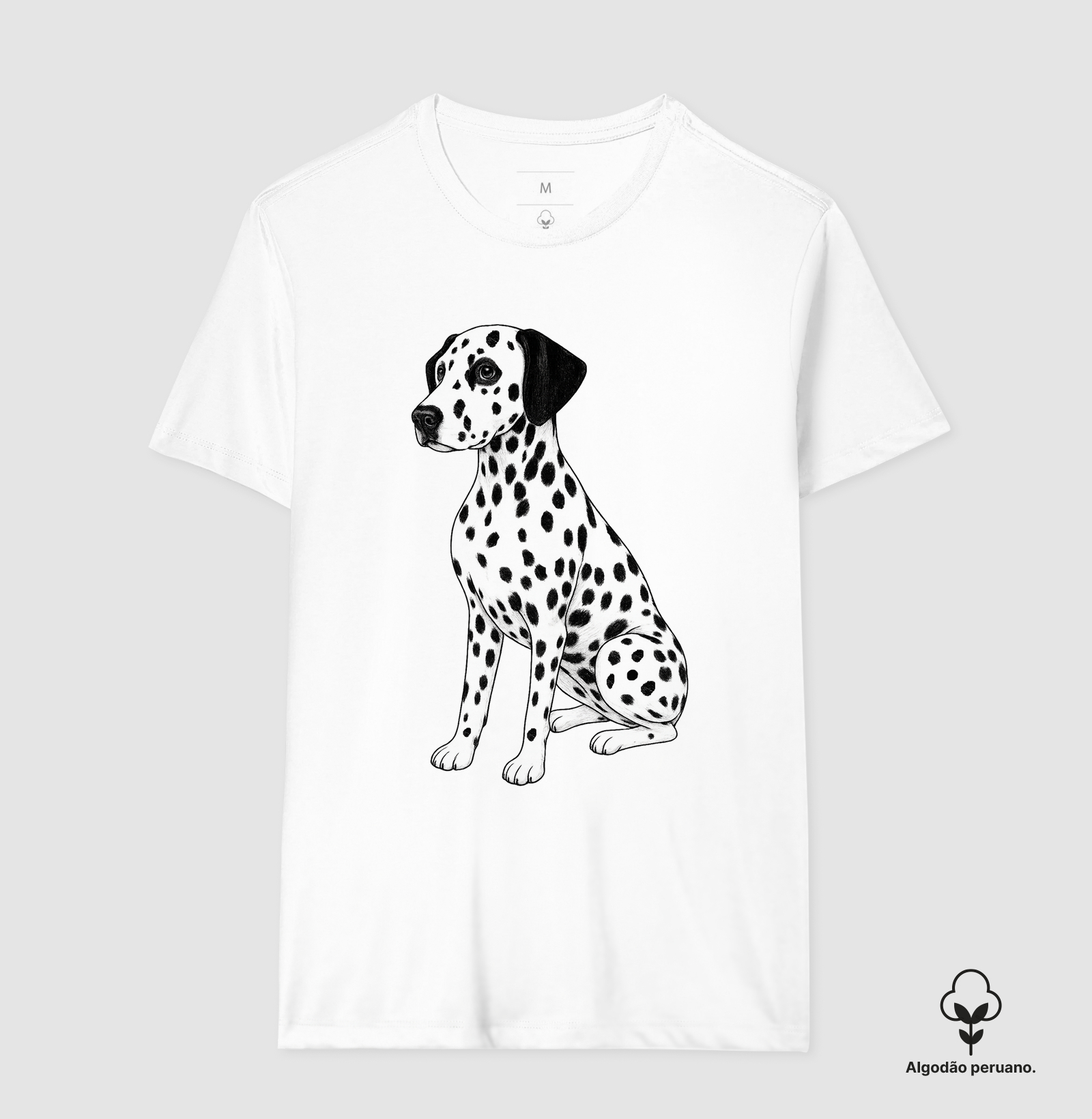 Estampa Dalmata de Perfil