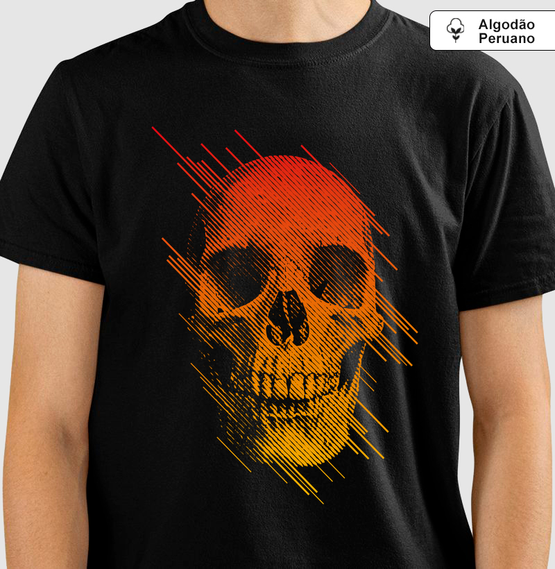 Skull Lines Color