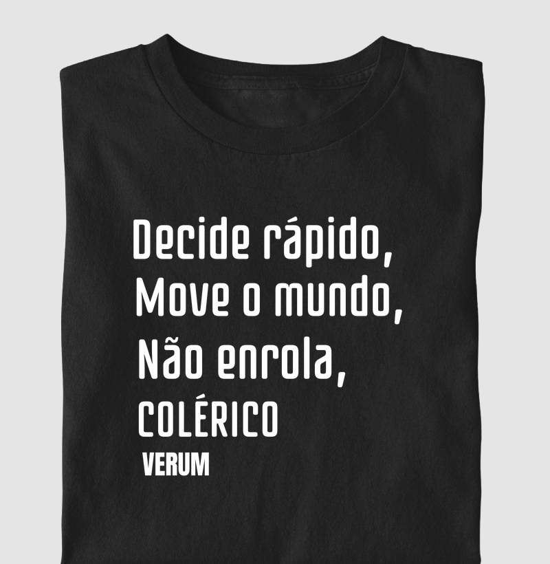COLERICO EM ACÃO