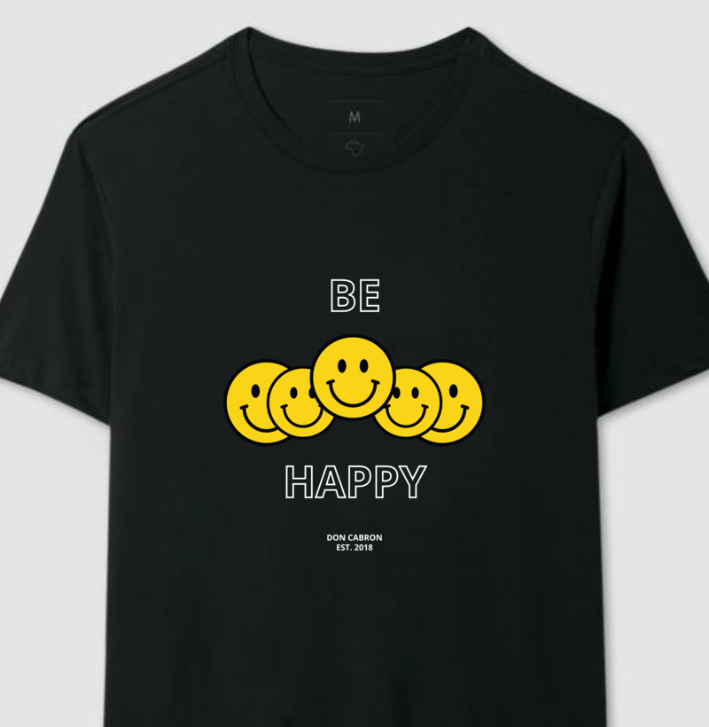 Camiseta Be Happy