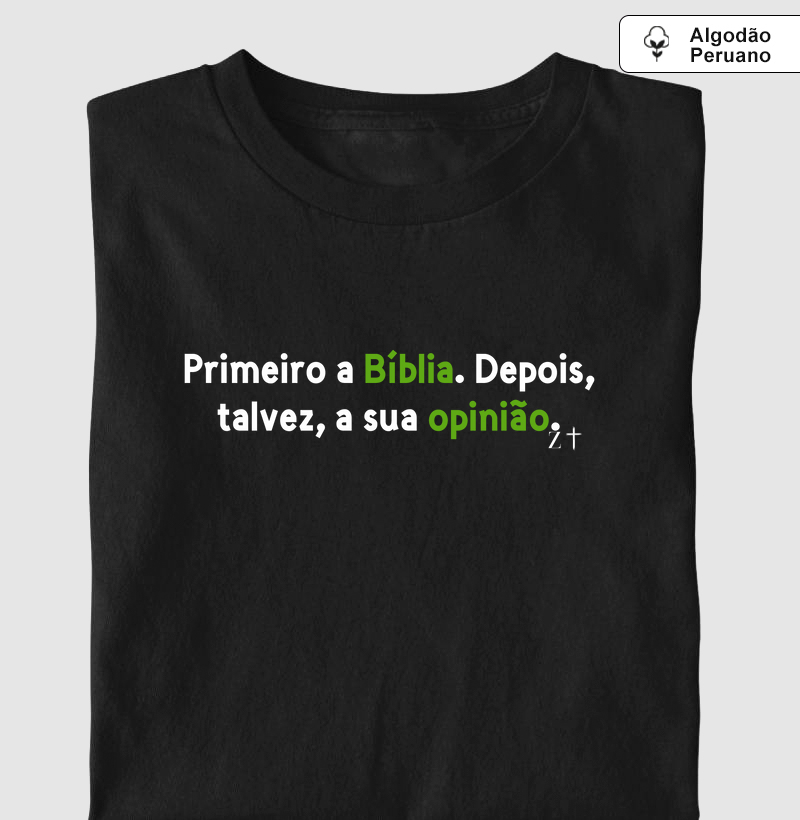 Primeiro a Bíblia