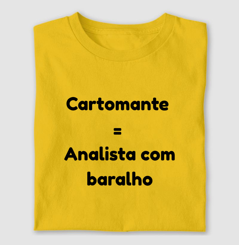 Cartomante = Analista com Baralho