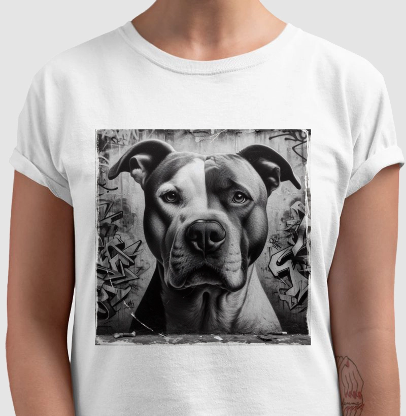 Camiseta Pit Bull grafite e arte de rua 2!