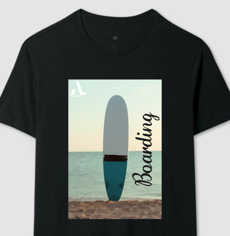 Camiseta Abstratto Boarding