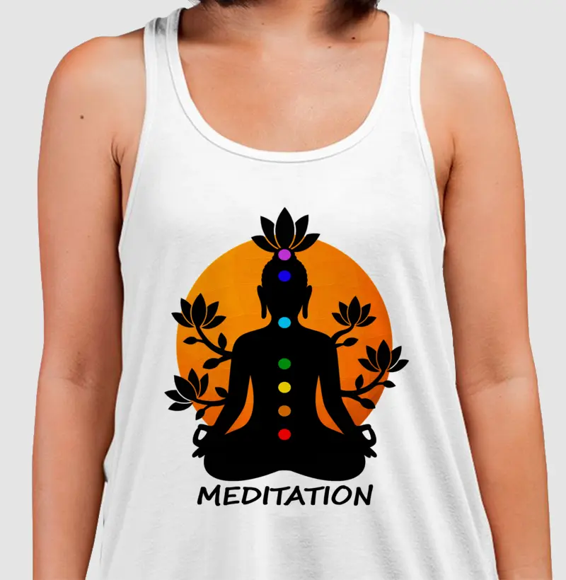 Meditação • Sete Chakras (regata)