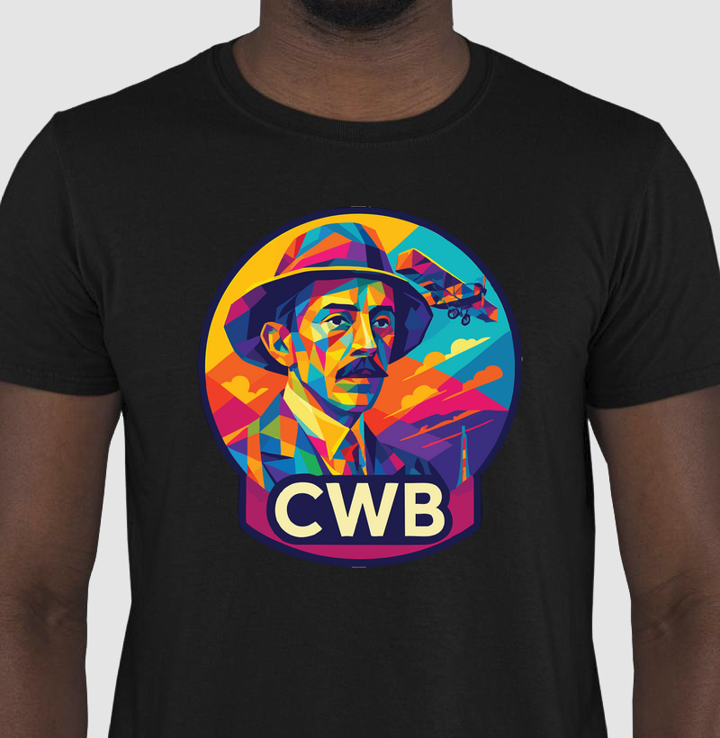 Camiseta Aviação Aeroporto Afonso Pena CWB - Apaixonados por Aviação Aeroporto CWB