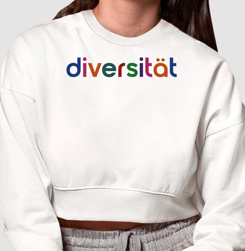 diversität Cropped Moletom