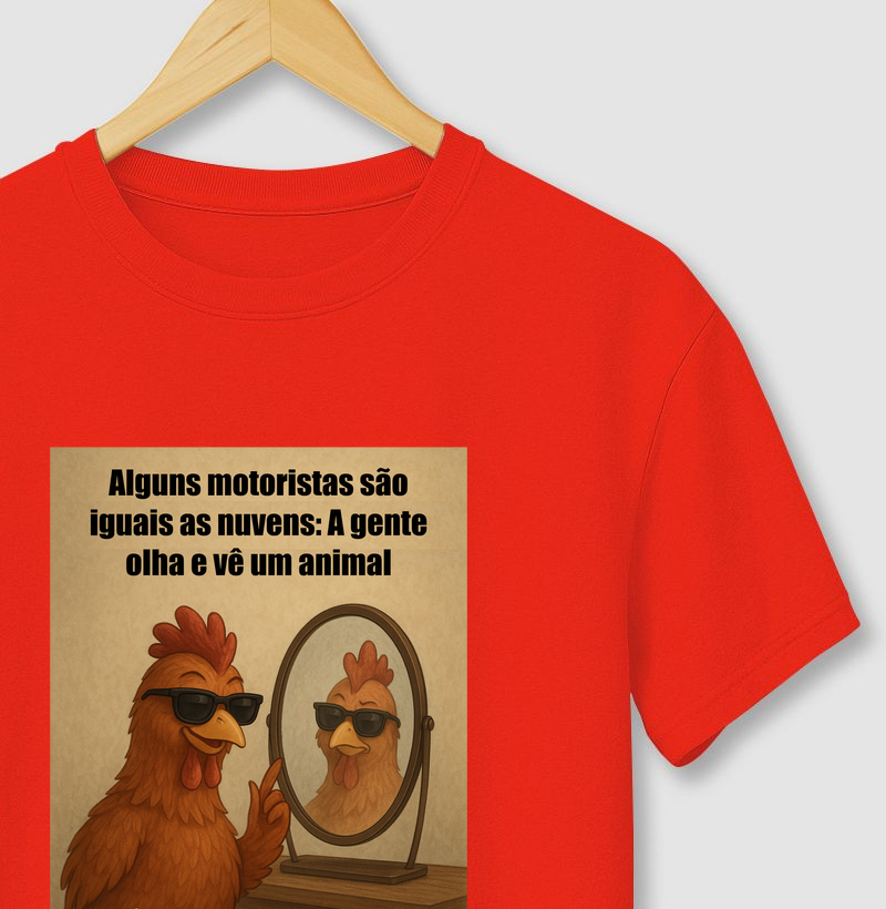 NOVA COLEÇÃO - Camiseta - Motoristas parecem nuvens